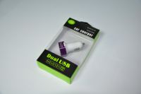 Автомобільний зарядний пристрій Atcom car charger 2 port 2A+1A (ES-01)