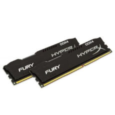   DDR4 2  8GB 2400MHz Kingston HyperX Fury BLACK (HX424C15FB2K2/16)