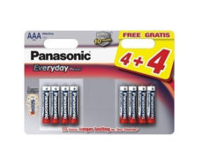  R3 Panasonic Everyday Power LR03EPS/8BW 6+2F Angry Birds, AAA/(L)R6,  4+4