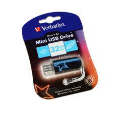 USB Flash Drive 32 Gb Verbatim STORE'N'GO MINI NEON BLUE 49389