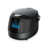 Мультиварка Philips Avance Collection HD4749/03, 1070Вт, 5л, дисплей, керамическая чаша, 22 программы, жарка, выпечка, функции: отсрочка старта, поддержка температуры, 3D нагрев, черный