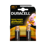 Батарейка R6 Duracell щелочная LR06 MN1500 1x2 шт.
