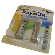  R6 Raymax 1.2V 1500mAh Ni-MH AA blister/2pcs