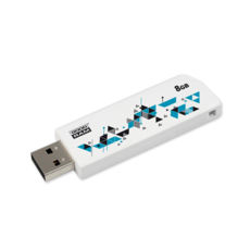 USB Flash Drive 8 Gb GOODRAM CLICK White (UCL2-0080W0R11)