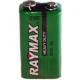 Батарейка 6F22 Raymax 9V, 1шт, шринк