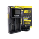 Универсальное зарядное устройство Nitecore D2 AA/AAA/AAAA/C, Ni-Cd/Ni-Mh/Li-Ion, экран, 220V/12V power, Box