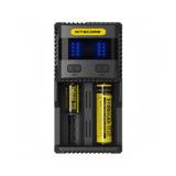 Универсальное зарядное устройство Nitecore SC2, Ni-Cd/Ni-Mh/Li-Ion/IMR/LiFePO4 (3.6-4.35V)/3A, 220V/12V, LED, Box