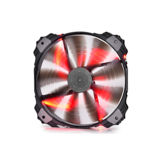 Вентилятор 200 mm Deepcool XFAN200RD для корпуса 200x200x32мм, SB, 700±10об/мин, 23,6дБ, LED красный