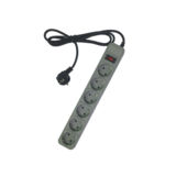 Мережевий фільтр 4.5 м LogicPower, LP-X6, 6 розеток, сiрий