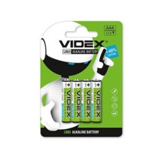  R3 Videx  LR03/AAA 4pcs SHRINK CARD 