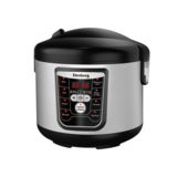 Мультиварка Elenberg MC5012B, 900Вт, 5л, дисплей, антипригарная чаша, 8 программ, йогурт, выпечка, функции: отсрочка старта, поддержка температуры, нержавейка/черный