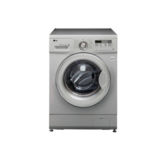 Стиральная машина фронтальная LG FH0B8ND5, 1000 об/мин, 6кг, дисплей, инверторный прямой привод, 13 программ стирки, швг 60х85х44, серебристый, дверца серебристая
