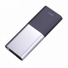   (Power Bank) FC Besky - Xipin X7-PLUS (11000mAh Li-POLIMER ) 2 USB silver+black