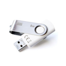 USB Flash Drive 8 Gb GOODRAM Twister White (UTS2-0080W0R11)