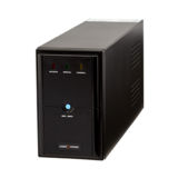 ИБП LogicPower LPM-U1100VA USB-порт, 3 евророзетки, 3 ступ. AVR, 2x7.5Ач12В, металлический корпус, Черный цвет