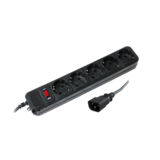 Фильтр сетевой 0,5 м Patron, SP-52U, 5 розеток, for UPS, черный