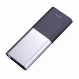 Внешний аккумулятор (Power Bank) FC Besky - Xipin X7-PLUS (11000mAh Li-POLIMER ) 2 USB silver+black