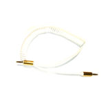 Звуковой кабель JBL, AUX, 3.5мм/3.5мм, 1м, White, спираль, ОЕМ