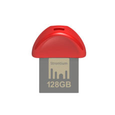 USB3.0 Flash Drive 128 Gb STRONTIUM NANO RED 130Mbps/65Mbps (SR128GRDNANOZ)