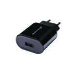 Зарядное устр-во USB 220В Grand-X 5V 2,1A (CH-15B) Black с защитой от перегрузки