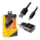 Зарядное устр-во USB 220В Grand-X Quickcharge QС3.0 (CH-550B) 3.6V-6.5V 3A, 6.5V-9V 2A, 9V-12V 1.5A USB