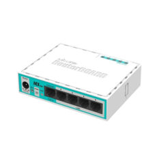  Mikrotik Hex lite ( rb750 r2), 5100Mbit LAN, Small plastic case, 650MHz CPU 
