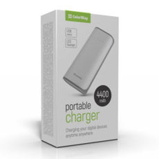   (Power Bank) ColorWay  Portable charger 4400 mAh White (CW-PBO44LIA1W)