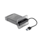Адаптер підключення HDD 2,5 "SATA / SSD до порту USB3.0 K104-U3S black + контейнер Maiwo захисний для HDD 2,5", чорний