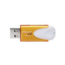 USB3.0 Flash Drive 16 Gb PNY Attache4 Orange (FD16GATT430-EF)