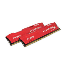   DDR4 2  8GB 2400MHz Kingston HyperX Fury Red (HX424C15FR2K2/16)
