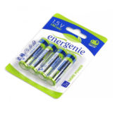 Батарейка R6 Energenie EG-LR6-4SH, щелочные, 4шт