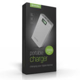 Внешний аккумулятор (Power Bank) ColorWay 20 000 mAh White, LCD