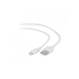 Кабель USB 2.0 Lightning - 2.0 м Cablexpert CC-USB2-AMLM-2M-W, для iPhone 5/5s/6/IPAD, белый