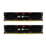 Модуль памяти DDR4 2 х 8GB 2400MHz Goodram Iridium Black (IR-2400D464L15S/16GDC)