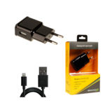 Зарядное устр-во USB 220В Grand-X 5V 2,1A (CH03LTB) Black c защитой от перегрузки + cable USB-Lightning