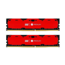   DDR4 2  8GB 2400MHz Goodram Iridium Red (IR-R2400D464L15S/16GDC)
