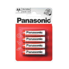  R6 Panasonic Red Zinc R6RZ/4BP AA/(L)R6,  4