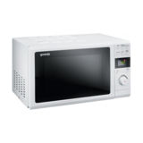 Микроволновая печь Gorenje MO 17 DW, 17л, 800Вт, тактовая, внутреннее покрытие эмаль, дверца открывается кнопкой, белый