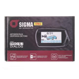 Сигнализация SIGMA PRO 5.1 DIALOG (шифрования 128 бит, Режим антиограбления «Anti-Hi-Jack», Программируемый PIN код, Связь с автомобилем на расстоянии до 2000 м., 9 охранных зон)