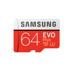   64 GB microSDXC Samsung Evo Plus UHS-I U3 R100/W60MB/s (MB-MC64GA/RU)