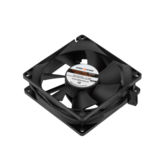 Вентилятор 80 mm LogicPower F8NBD, 80MM, 3pin + 4pin (Molex питание), цвет-черный, DC12V, 0.16A, 1.92 Вт, 2500RPM, 24dB, Втулка (скольжения), Ресурс 30000 часов, 80х80х25