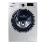Стиральная машина фронтальная Samsung WW60K42109SDUA, 1200 об/мин, 6кг, дисплей, технология Add Wash, технология Eco Bubble, 15 программ стирки, швг 60х85х45, серебристый