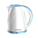 Чайник Liberton LEK-1798, 2200Вт, 1.7л, дисковый, белый/голубой