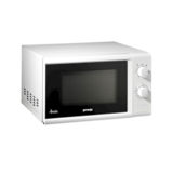 Микроволновая печь Gorenje MMO 20 MWII, 20л, 800Вт, механика, внутреннее покрытие эмаль, дверца открывается кнопкой, белый