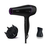 Фен PHILIPS DryCare Pro BHD176/00, 2200Вт, 2 скорости, режим "холодный воздух", ионизация, диффузор, черный