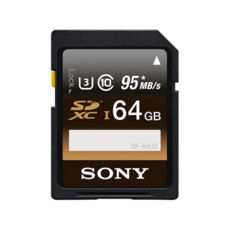   64 GB SDXC Sony UHS-1 U3 (R-95Mb/s,W-90Mb/s) SR-64UX2A/T1