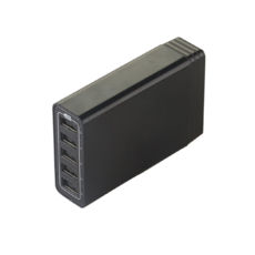  - USB 220 HQ-Tech KA005010, USB 5 , 5V/10A (50W), AC220V, Black, Box