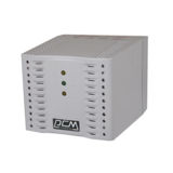 Стабилизатор Powercom TCA-1200 ступенчатый, 600Вт, вход 220В+/-20%, выход 220V +/- 7%, белый