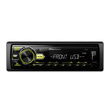 Автомагнитола Pioneer MVH-09UBG ( Встроенный усилитель 50 W x 4, Разъем ISO; выход на сабвуфер RCA; USB; AUX, Подсветка кнопок: зеленая)