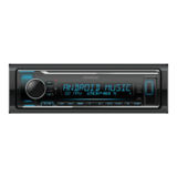 Автомагнитола Kenwood KMM-124 (USB/MP3/Android проигрыватель. мощность 4 x 50 Вт. Красная подсветка кнопок и белая подсветка дисплея)